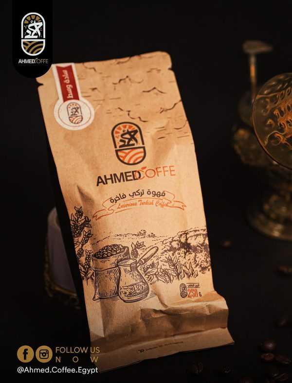 حبشي 200 جم صورة لعبوة القهوة ال200 جم تركي حبشي من صفحة المنتج بمتجر بن أحمد وزن العبوة 200 جنم