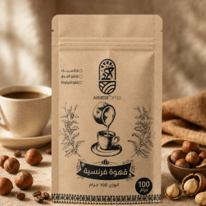 ⁦قهوة فرنساوي بقطع البندق 100 جم | بن أحمد⁩ - الصورة ⁦3⁩